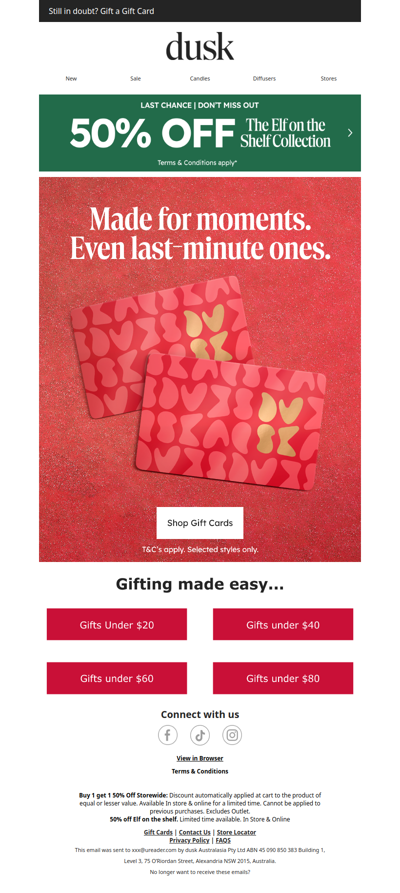 TRENDING NOW | 50% Off The Elf On The Shelf® Collection