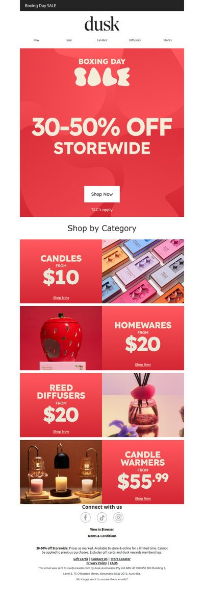 30-50% OFF STOREWIDE 😲