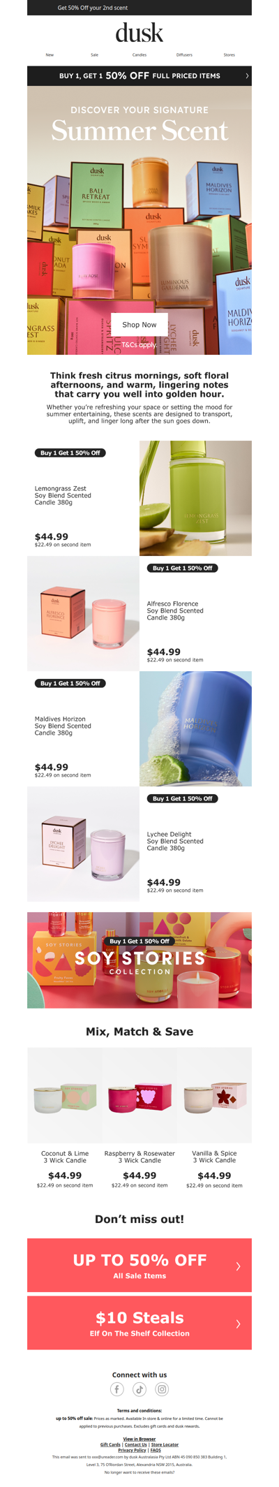 A little extra summer, on us ☀️