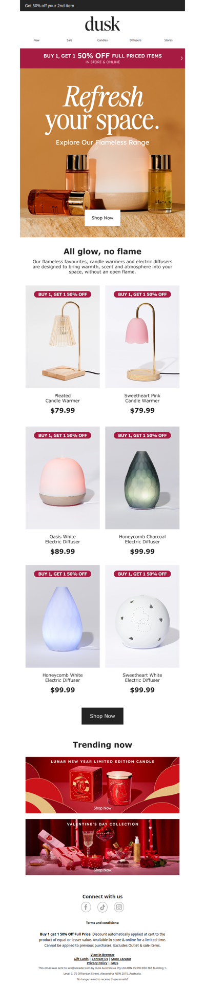 Flameless must-haves