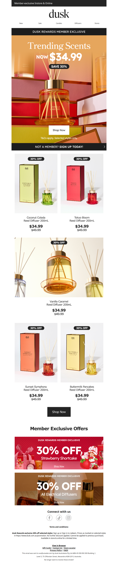 PRICE DROP: $34.99 Trending Reed Diffusers