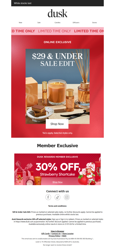 $29 & Under Sale Edit 🔥