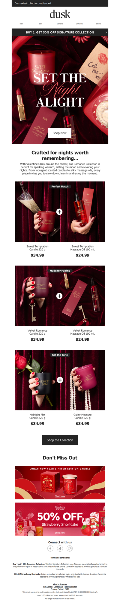 Designed to tempt the senses 💋