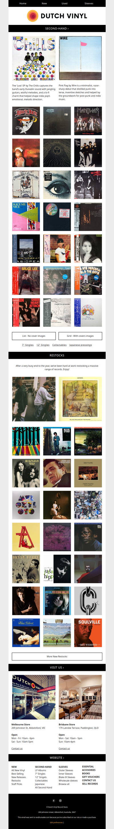 🔥 Wire, The Chills, Pavement, The La’s, Queen, Miles Davis, XTC, Saints and more..