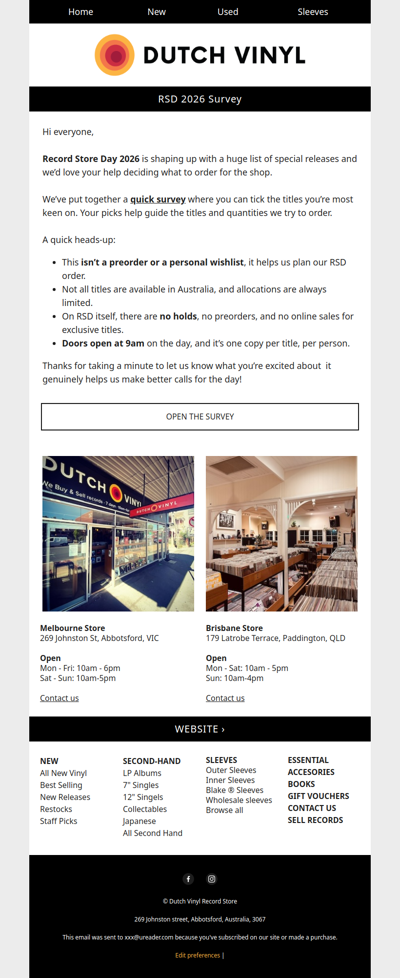 🔥 RSD 2026: Tell us which releases you’re keen on