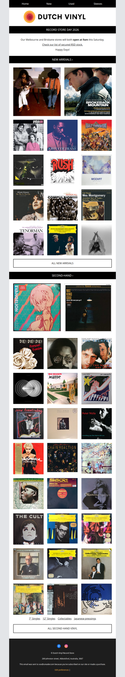 🔥 RSD List 2026, New Arrivals: Zappa, Brokeback Mountain, Coltrane, Weeknd, Rush, Andrew Hill, Silvana Estrada