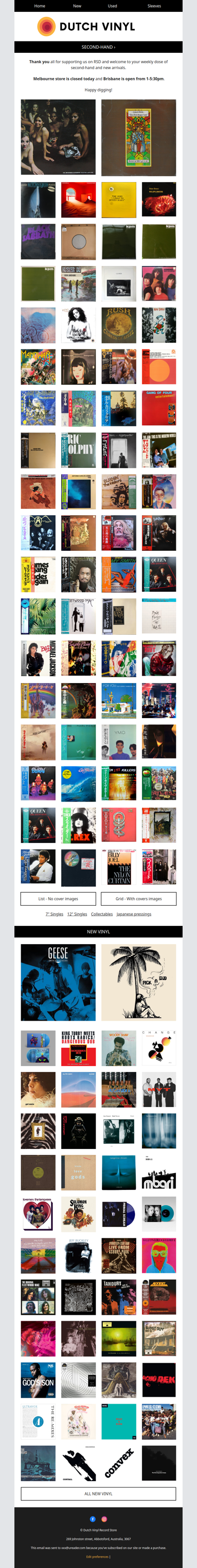 🔥 The Heat Is On: KPM, Japan Pressings, Coloured Balls, Brian Brow, Swans, Hüsker Dü, Rose Tattoo, Ramones