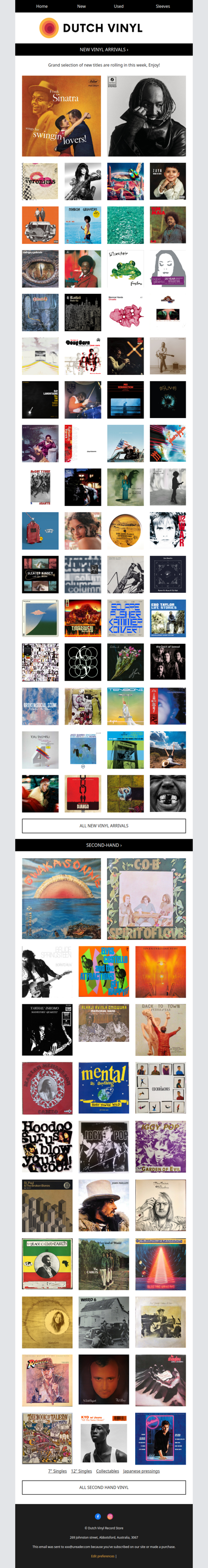 🔥 Fresh Stock: Sinatra Swinging, Thundercat, Snocaps, Tim Maia, Silverchair, Gilberto, Gum, Doug Carn, M83,