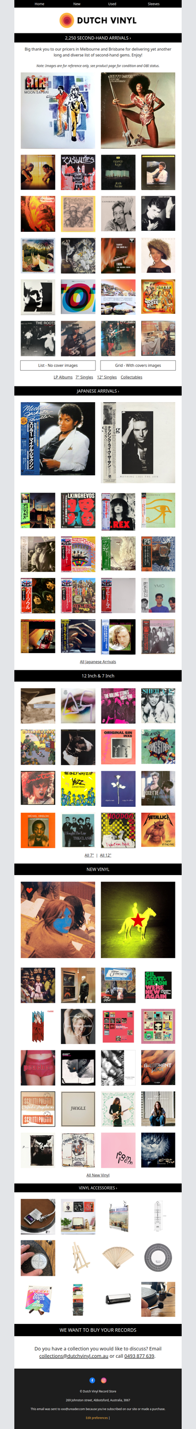 🔥 2,250 Arrivals: Placebo, Air, Betty Davis, Kate Bush, Eno, Kylie, Yes, a-ha
