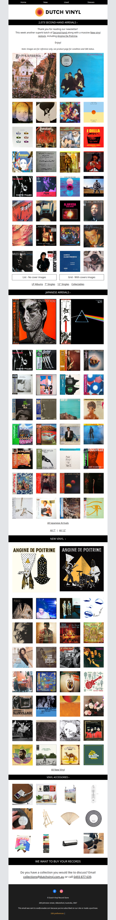 🔥 2,074 New Arrivals: Black Sabbath, Sunnyboys, Childish Gambino, Sepultura, M People, Fela Kuti, Kraftwerk, Alan Vega, Pink Dots and more