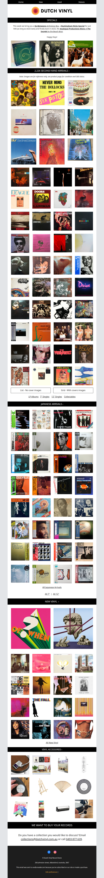 🔥 2,226 New Arrivals: Go-Betweens Anthology, De La Soul, Sex Pistols, Pond, Blur and more!