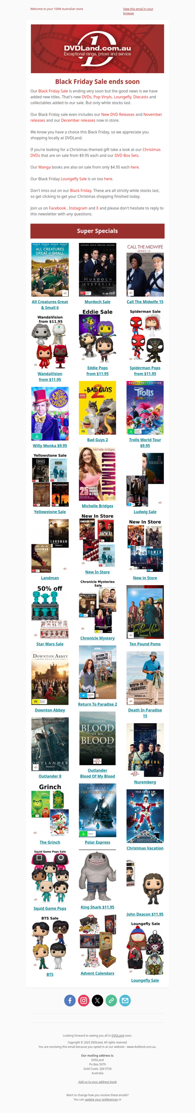 Black Friday Sale ends soon. New items added!