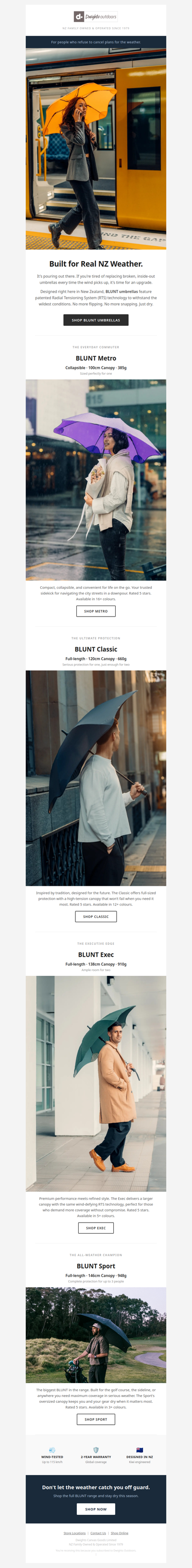 🌧️ Meet the last umbrella you'll ever need.