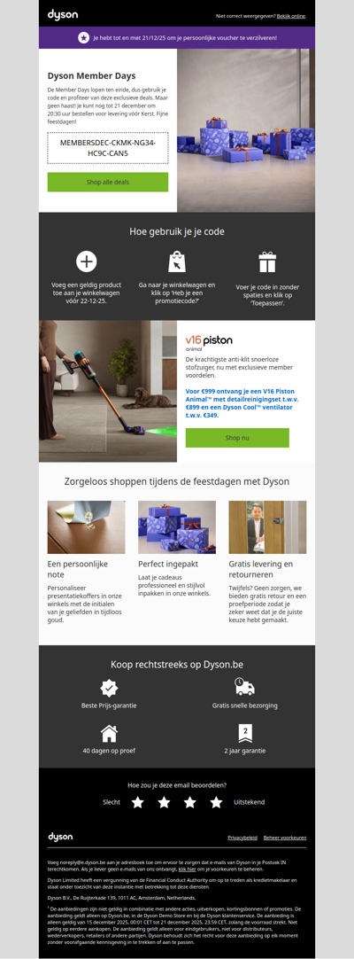 ⌛De tijd (en voorraad) raakt op voor de Member Days.