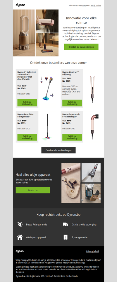 Nog steeds het Dyson assortiment aan het ontdekken?