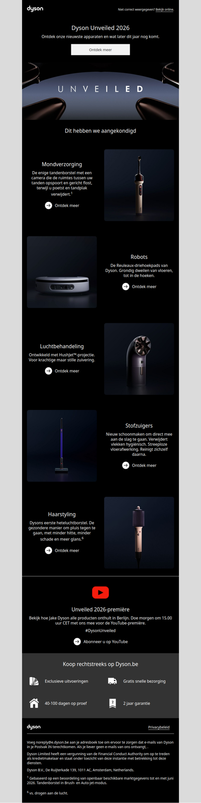 Ontdek Dyson Unveiled