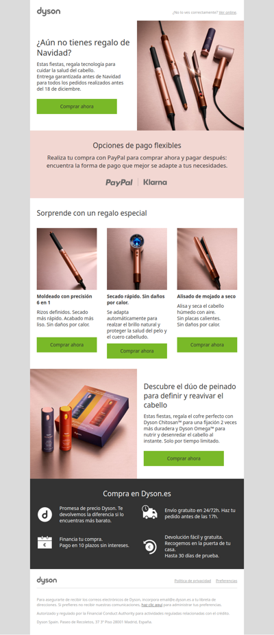 ¿Aún no tienes regalo de Navidad?