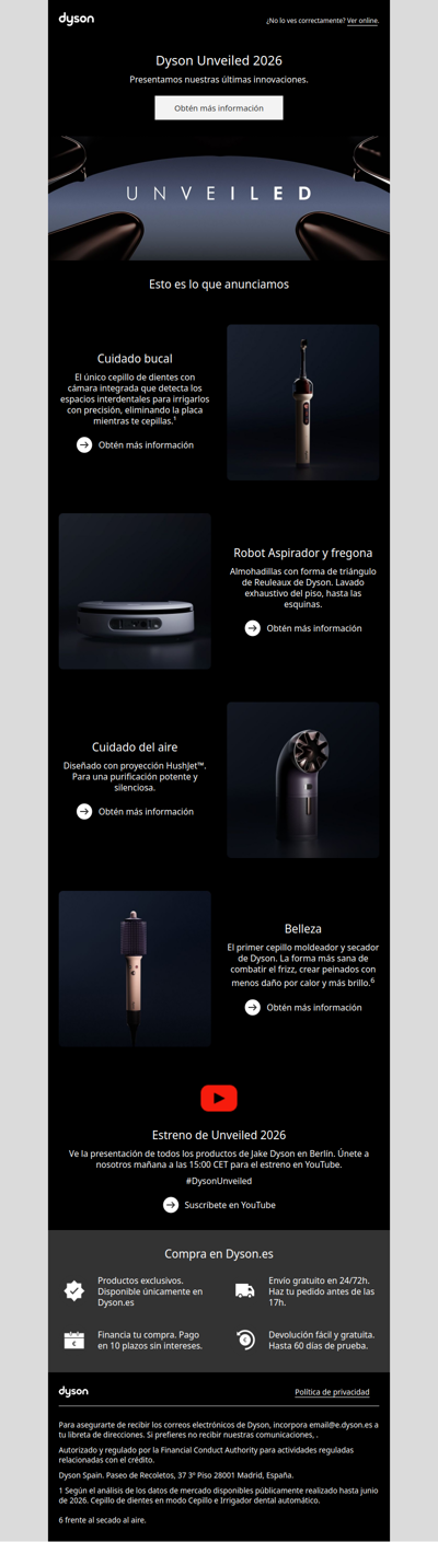 Descubre Dyson Unveiled