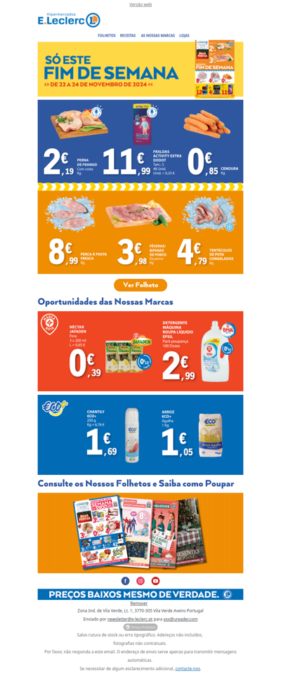 Poupe com as promoções de fim de semana! 💸