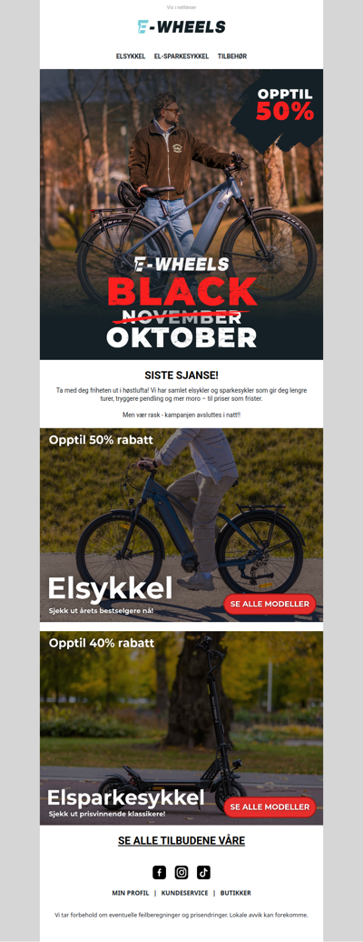 SISTE SJANSE! 🚴‍♂️