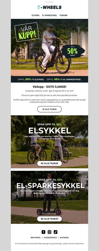 SISTE SJANSE - KAMPANJEN AVSLUTTES I KVELD!