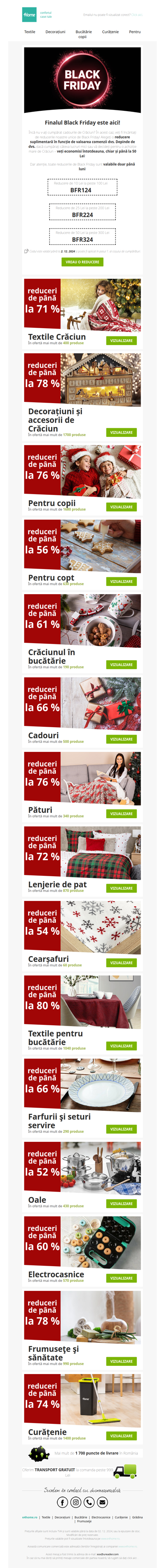 Reducerile de Black Friday de până la 50 de lei se încheie! Cele mai avantajoase oferte doar până luni!