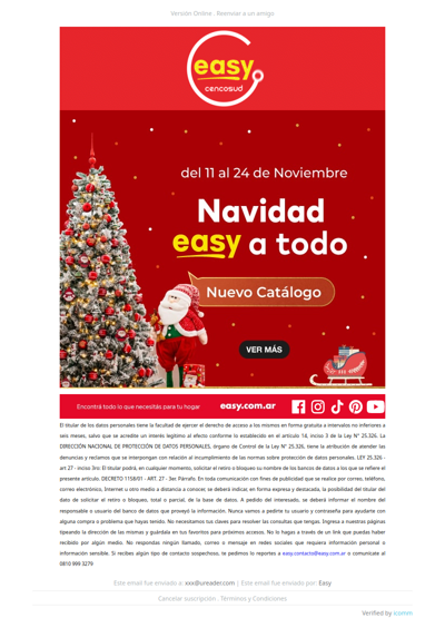 ¡Prepárate para la Navidad con Easy! 🎄✨