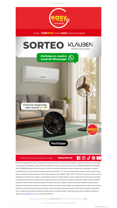 Se vino el calor y tenemos el SORTEO que estabas necesitando ❄️🔥