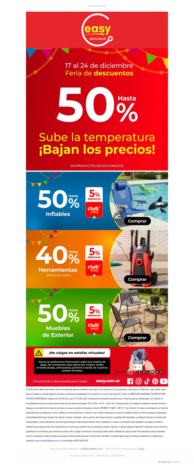 Aprovechá hasta 50% OFF en la Feria de Descuentos 😎️