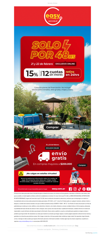 ⏰¡CORRÉ! Solo por 48 hs