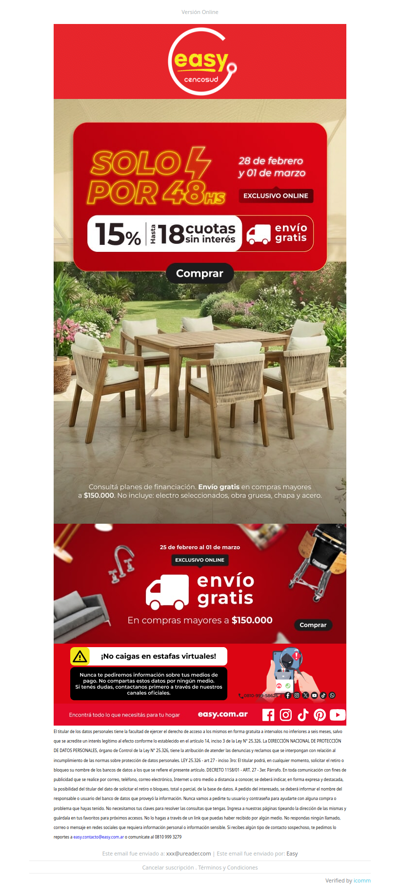 Ofertas imperdibles ¡Solo por 48 horas!