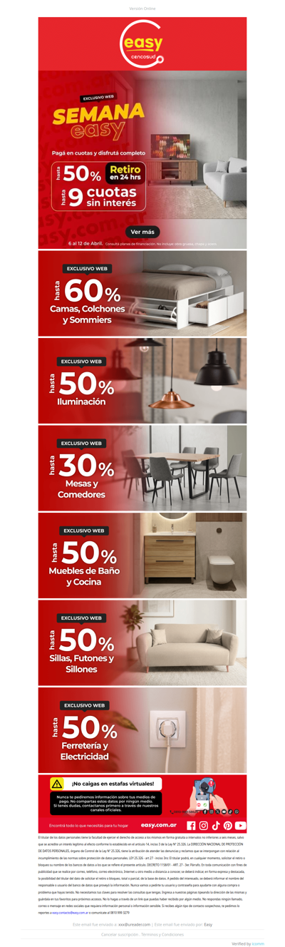 Hasta 50% OFF para vos 😉