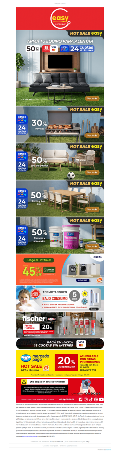 ⏰50% y Hasta 24 cuotas para jugar fuerte el HOT SALE 🔥