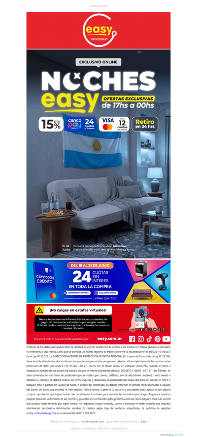 ¡NOCHE DE PARTIDO Y DE OFERTAS! Hasta 15% y 24 CSI 🔥