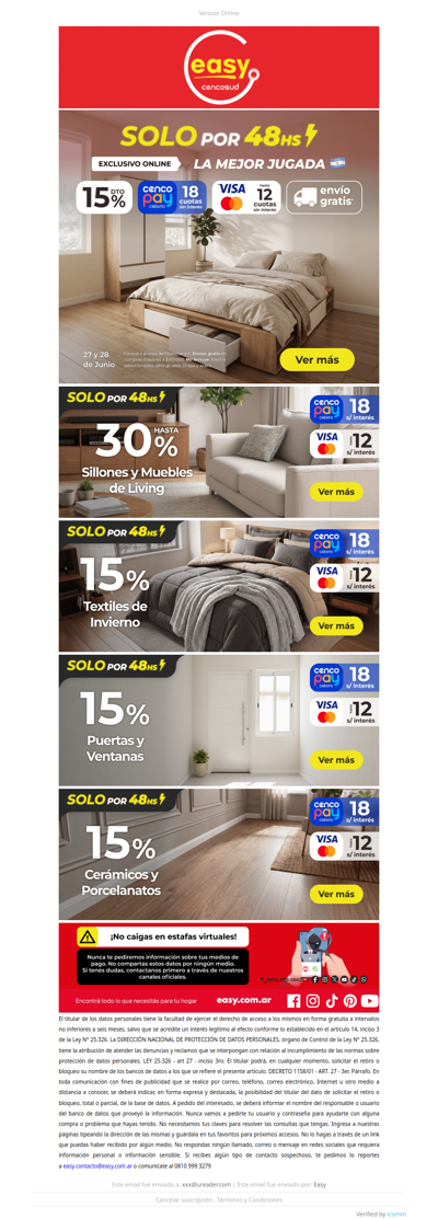 Solo por este finde 🔥 Hasta 15% y 18 CSI