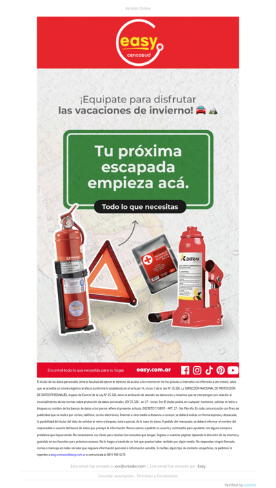 VACACIONES de INVIERNO SEGURAS con EASY! 🚗🧯