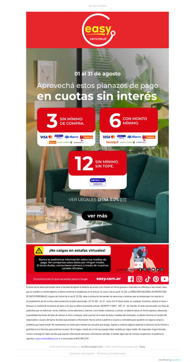 Hasta 12 cuotas en tus compras 🤑