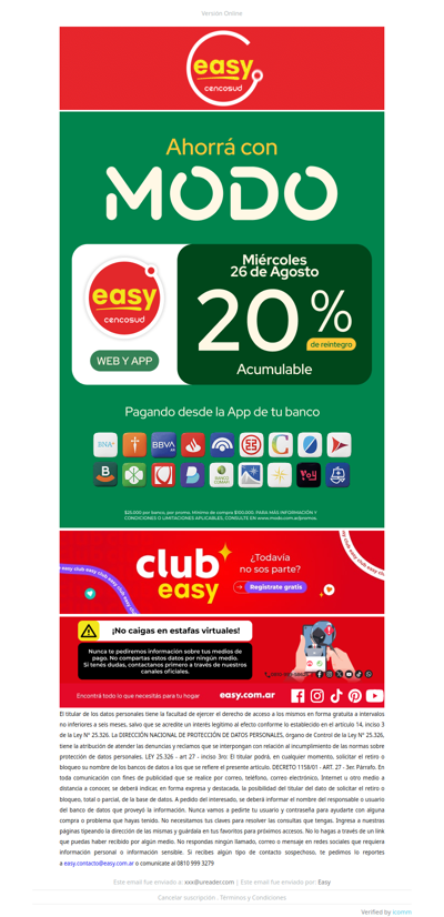 20% OFF acumulable con MODO🎁