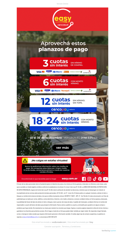 ¡Hasta 24 cuotas sin interés! 🤑