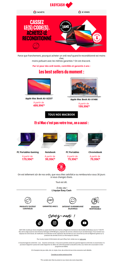 Besoin de changer d'ordi  ?