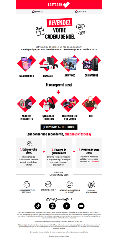 Vous pouvez aussi nous les revendre