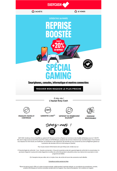 Reprise Boostée Special High Tech