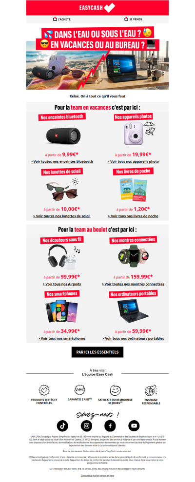 En vacances ou au boulot ?