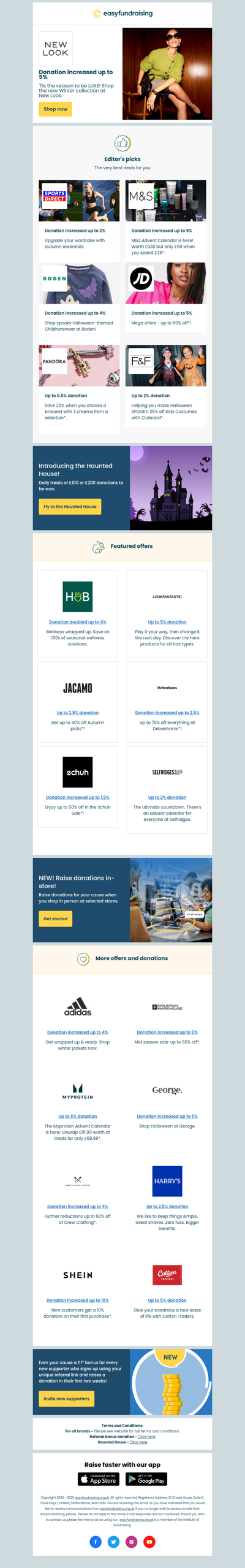 Fresh looks, free donations 💅