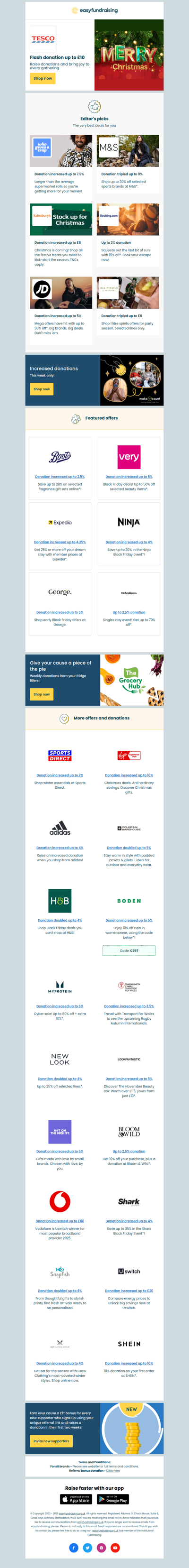 💸 Raise increased donations for your cause! 💸