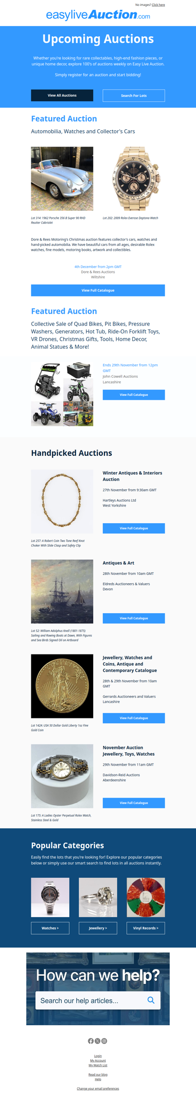 Upcoming Auctions: Luxury Brands, Fine Art, Coins & More