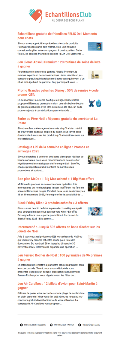 EchantillonsClub.com : Profitez des derniers bons plans 😍