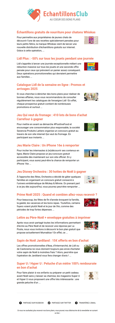 EchantillonsClub.com : Profitez des derniers bons plans 😍