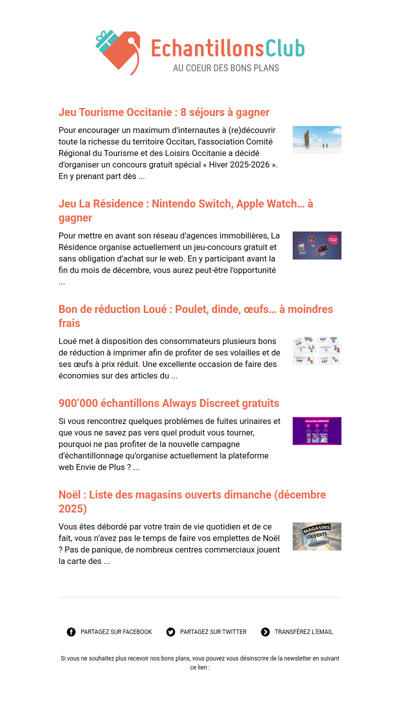 EchantillonsClub.com : Profitez des derniers bons plans 😍