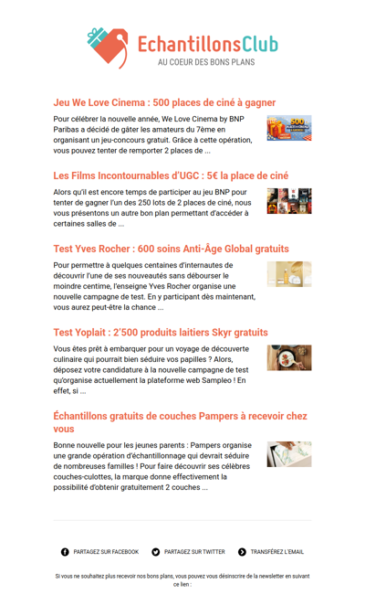 EchantillonsClub.com : Profitez des derniers bons plans 😍